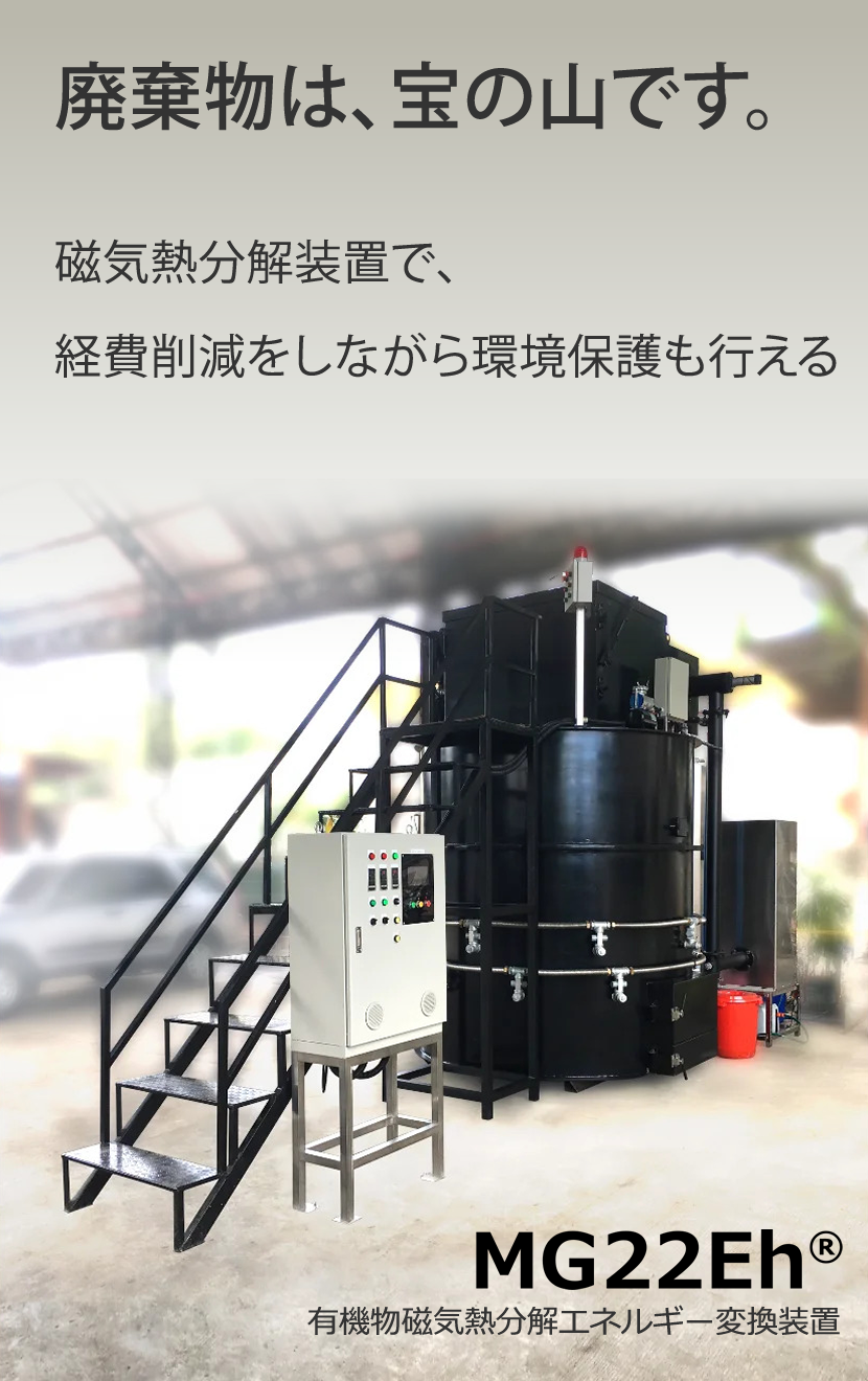 有機物磁気熱分解エネルギー変換装置